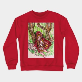 Little Red Riding Hood Crewneck Sweatshirt